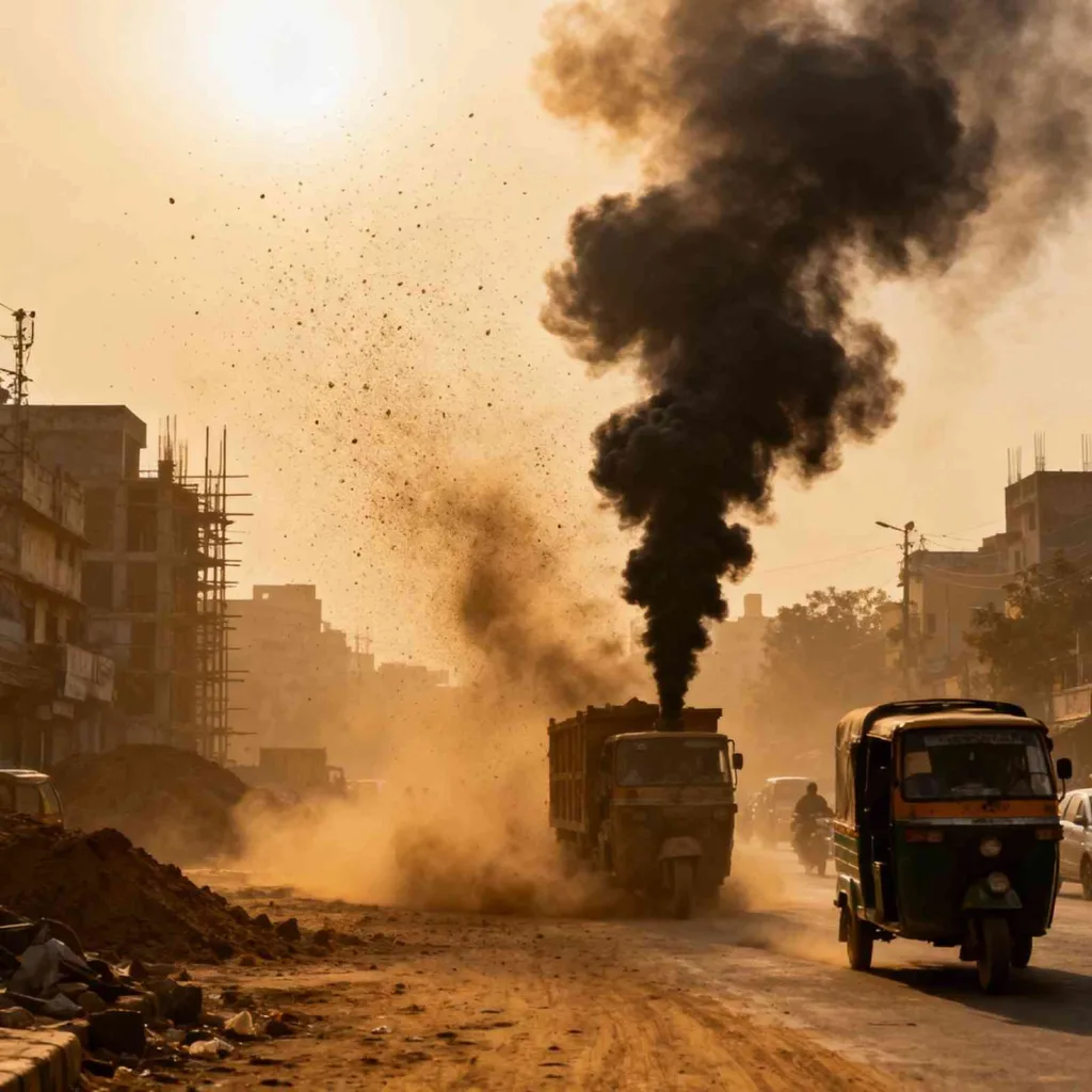 Why India is So Dusty and Polluted? 2 Why India is so dusty and polluted?
Pollution in India
AQI
