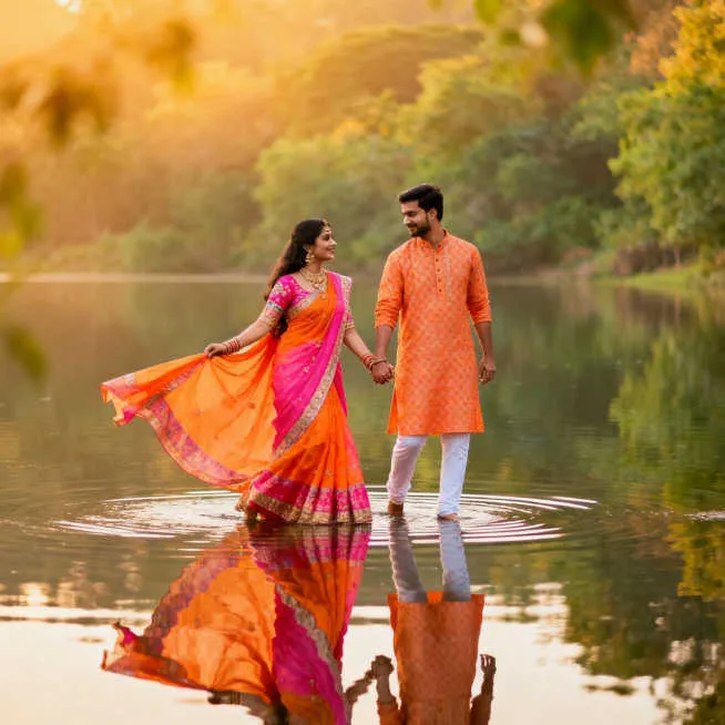 Create Stunning Pre-Wedding Photos with AI for Free: 10 Unique Prompts for Couples 4 pre-wedding photoshoot with ai
pre-wedding photos
ai generated pre-wedding photos
indian couple pre-wedding photoshoot with ai