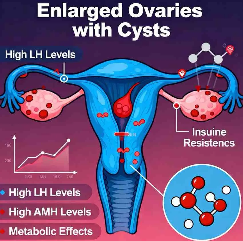 Latest Research Reveals 4 Unique Types of PCOS and Their Impact on Women’s Health 2 Polycystic ovarian syndrom pcos pcod affecting women’s health
